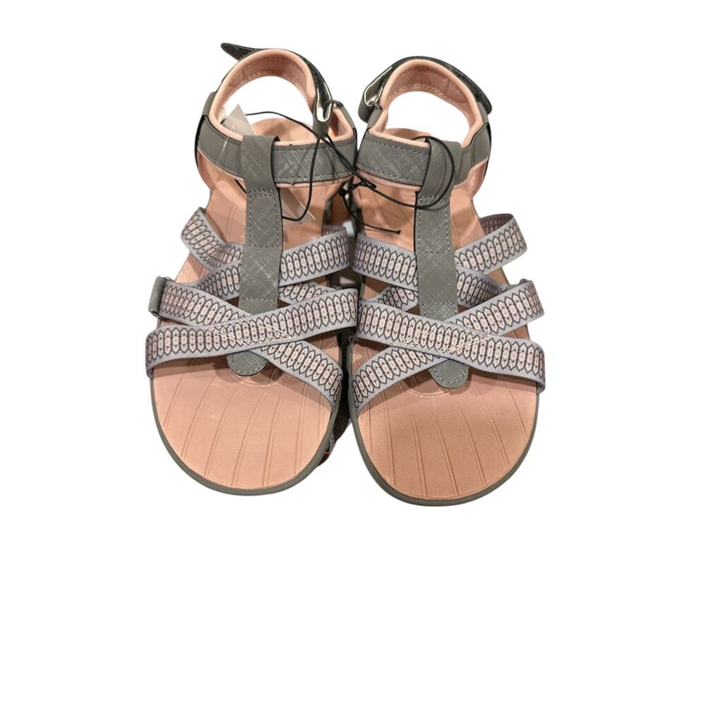 Jsport Women's Kaia Strap Sandal Charcoal Rose Size 8 - Picture 4 of 6